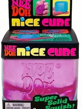 NEE DOH Nice Cube Pink Super Solid Squish